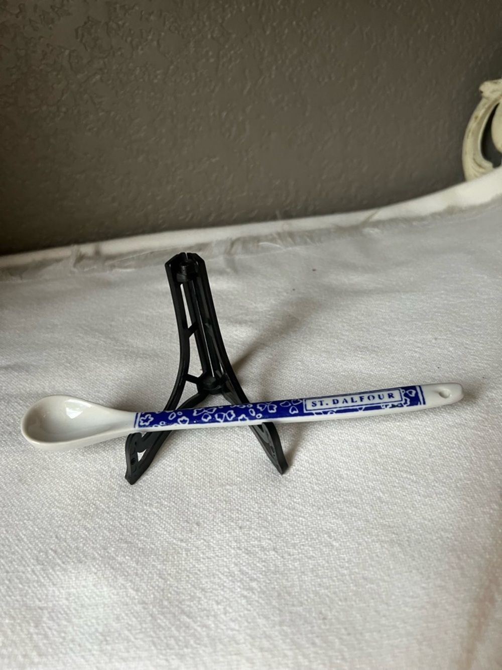 Vintage St. Dalfour ceramic jam spoon